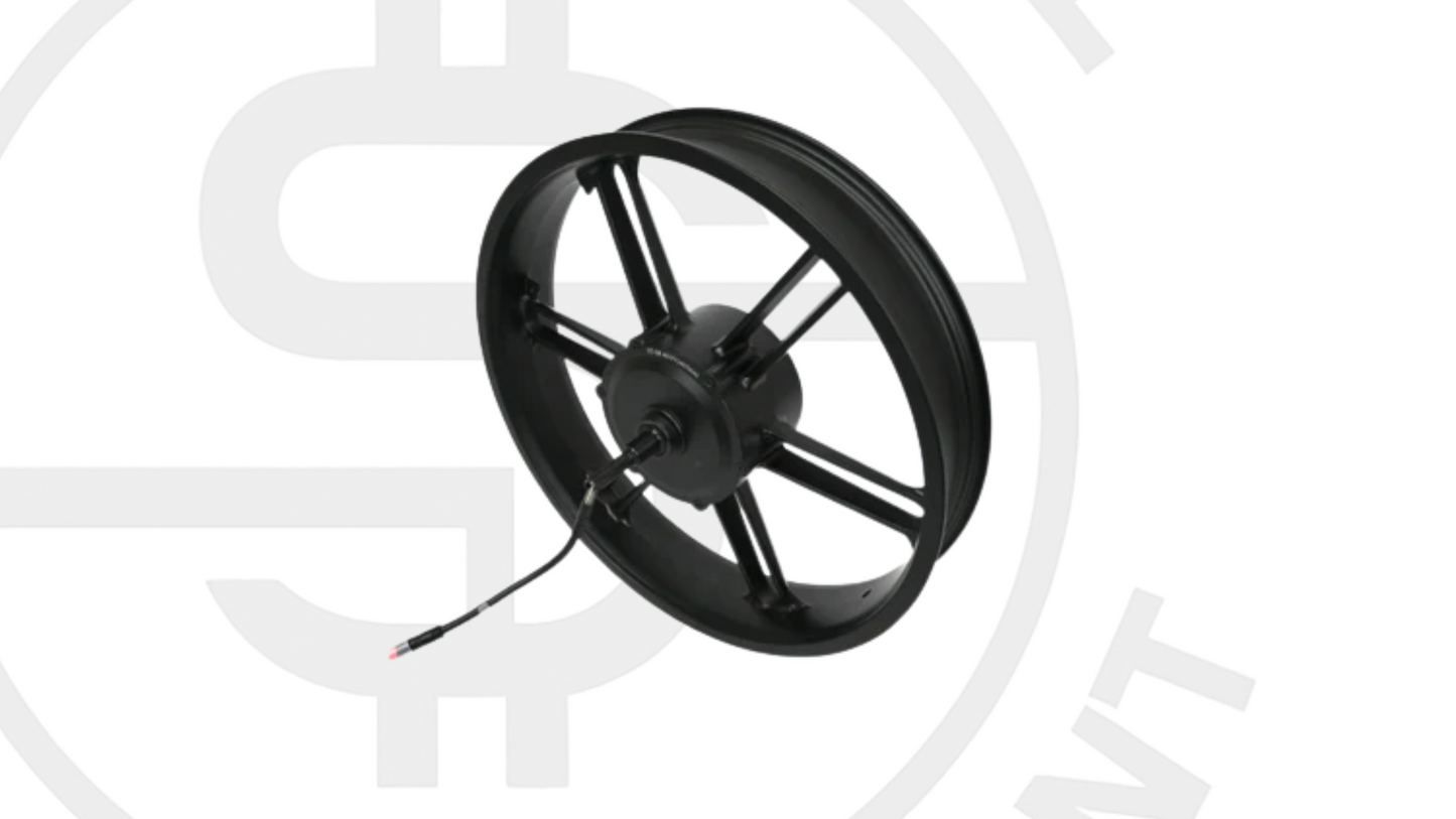 Achtervelg (met motor) qmwheel 5.0 Rood en zwart kabel