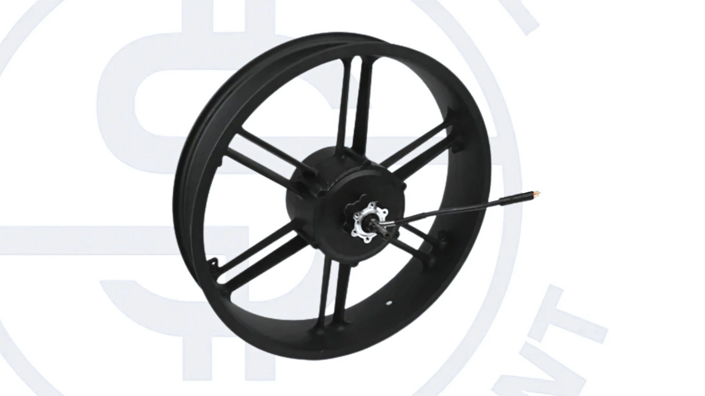 Achtervelg MINI - zwarte motorkabel - OUXI - QMWHEEL
