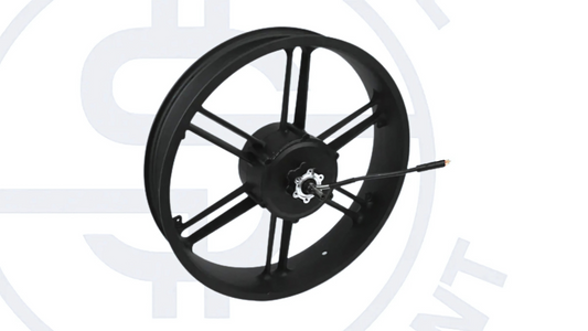 Achtervelg MINI - zwarte motorkabel - OUXI - QMWHEEL