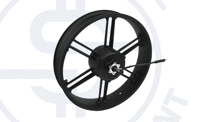 Achtervelg MINI - zwarte motorkabel - OUXI - QMWHEEL